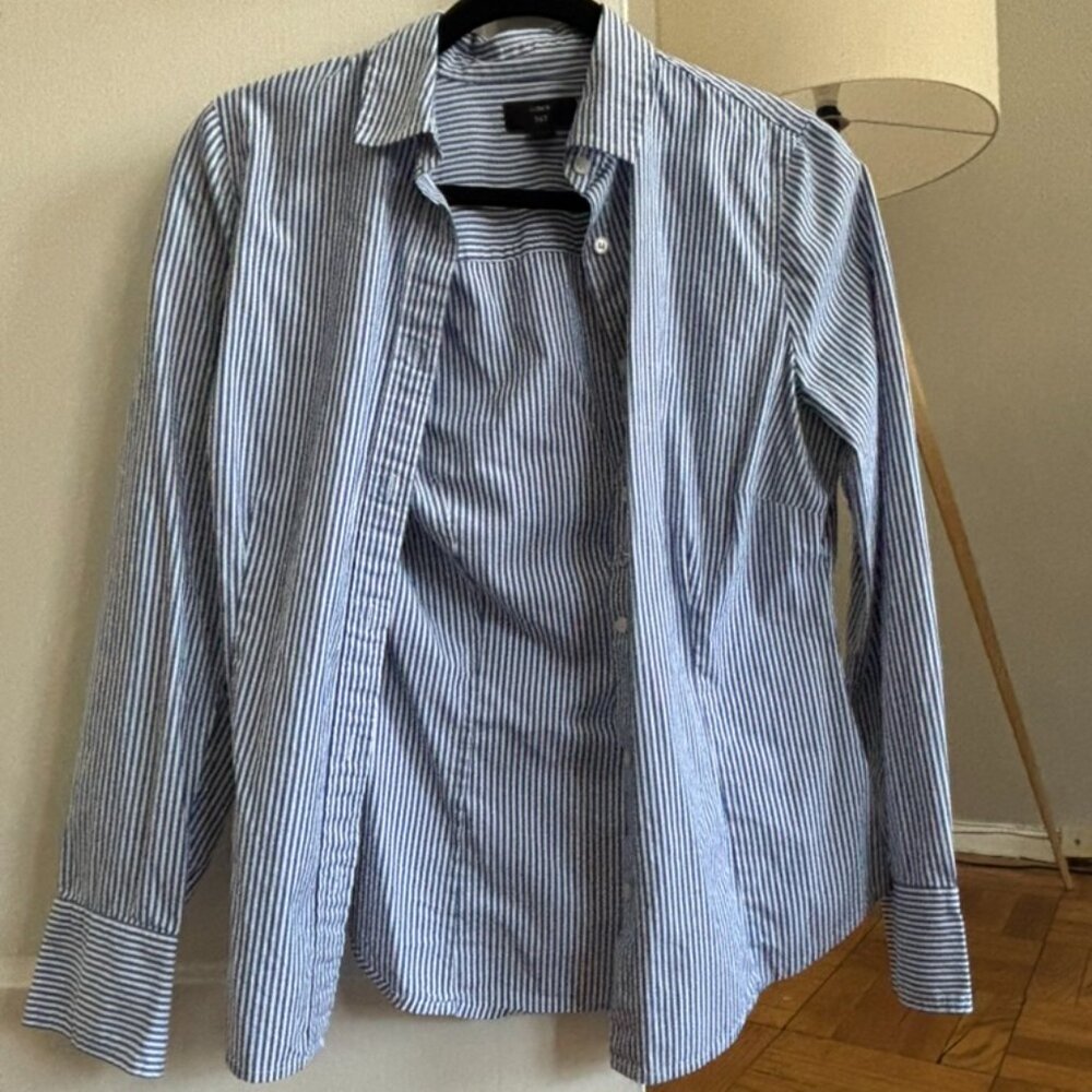 J.Crew 365 Slim Fit Striped Button Down Shirt, 2